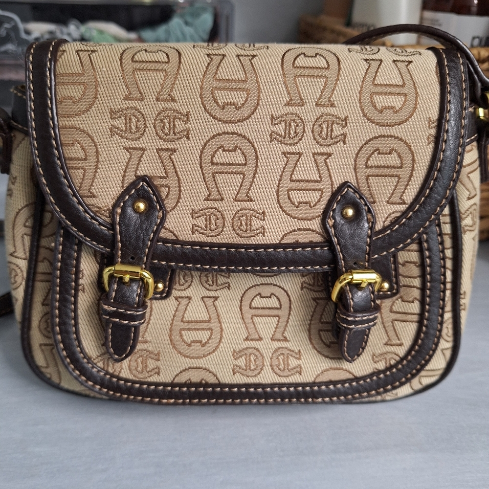 Aigner Brown Patterned Women's Bag - Picture 8 of 17